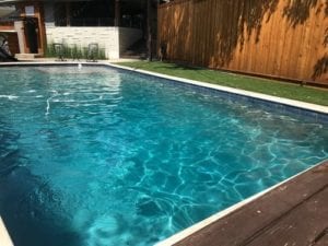 a pool looking all clean